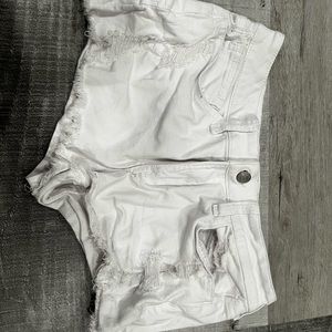 White booty shorts!!!